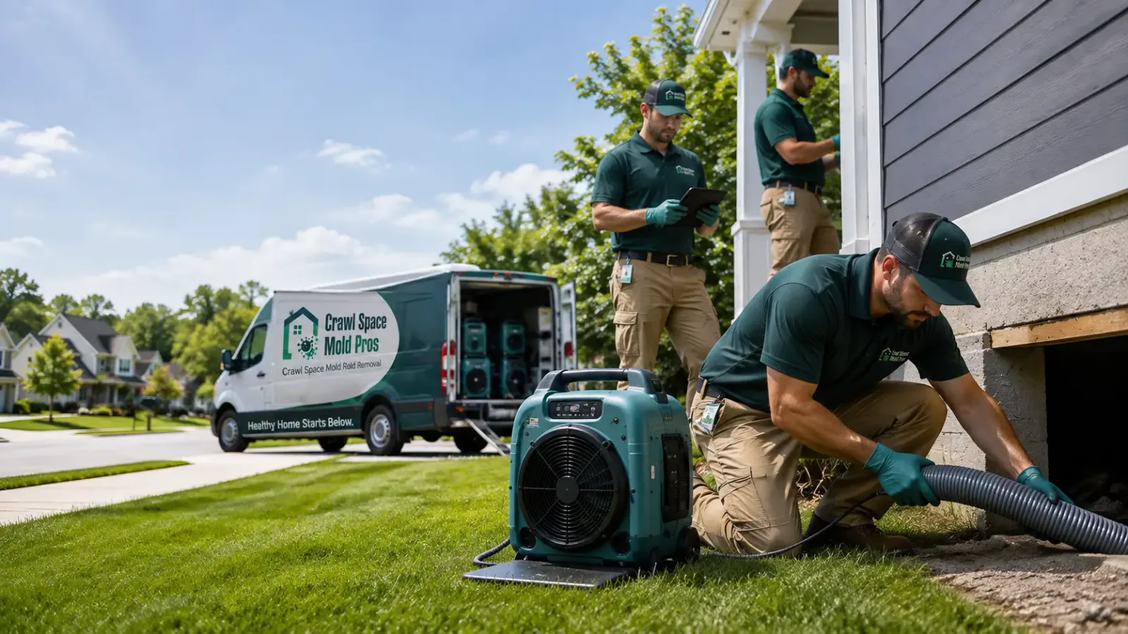 Crawl Space Mold Removal in Laura, OH